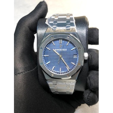 Audemars Piguet Royal Oak  blue Dial super master clone watches in dubai at watchesindubai.com 