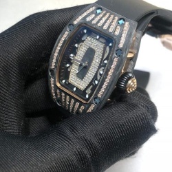 Richard Mille black dial with rose gold  womens replica watch in dubai at watchesindubai.com