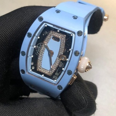 Richard Mille  blue womens replica watch in dubai at watchesindubai.com