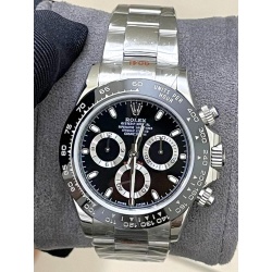 ROLEX DAYTONA BLACK DIAL STEEL SUPER MASTER WATCHES IN DUBAI AT WATCHESINDUBAI.COM