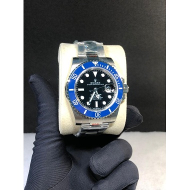 ROLEX SUBMARINER BLUE BEZEL BLACK DIAL SUPER CLONE WATCHES IN DUBAI AT WATCHESINDUBAI.COM