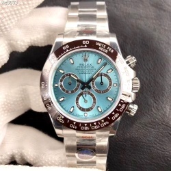 Rolex Cosmograph Daytona   sky blue dial  super clone watches in dubai at watchesindubai.com