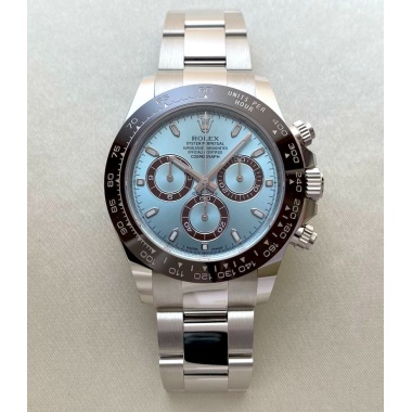 Rolex Cosmograph Daytona  sky blue dial super clone watches in dubai at watchesindubai.com