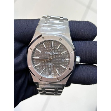 Audemars Piguet Royal Oak  GREY Dial 15400 model super master clone watches in dubai at watchesindubai.com