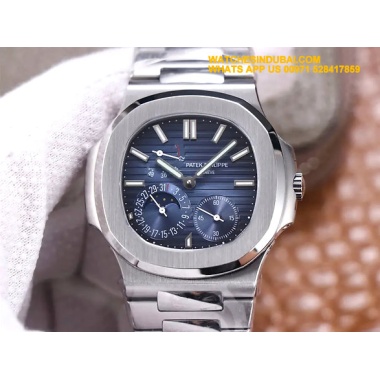 BUY Patek Philippe Nautilus 5712/1A BLUE BLACK DIAL SWISS ETA SUPER CLONE WATCHES IN DUBAI 2