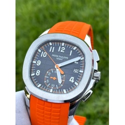 PATEK PHILIPPE AQUANAUT ORANGE STRAP SUPER CLONE WATCHES IN DUBAI NEW 