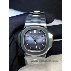 PATEK PHILIPPE NAUTILUS  BLACK BLUE DIAL SWISS ETA SUPER MASTER CLONE WATCHES IN DUBAI 1