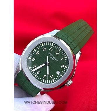 Patek Philippe Aquanaut 5165a GREEN DIAL SUPER CLONE WATCHES IN DUBAI