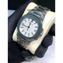 Patek Philippe Nautilus white dial Super clone watches in dubai