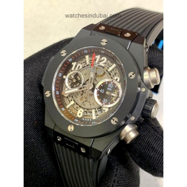 HUBLOT Big Bang Unico Black Magic Chronograph Automatic super clone watches in dubai