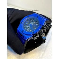 HUBLOT Big Bang Unico blue Chronograph Automatic super clone watches in dubai