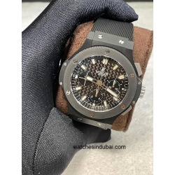 Hublot Classic fusion black with 3 cronograph super clone 1:1 watches in dubai