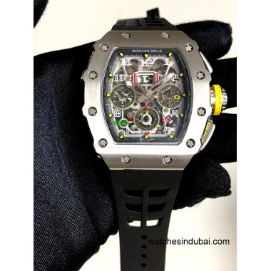 RICHARD MILLE RM 11-03 silver Bezel super clone 1:1 watches in dubai at watchesindubai.com