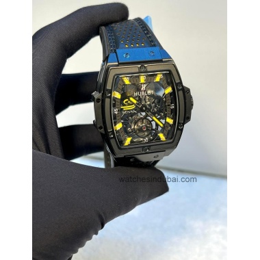 Hublot MP-06 senna Tourbilion Black Bezel super clone watches in dubai