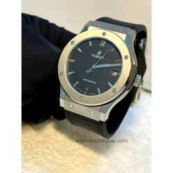 Hublot classic fusion black dial silver bezel super clone watches in dubai