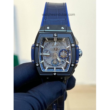 Hublot SPIRIT OF BIG BANG ceramic blue 42MM super clone watches in dubai