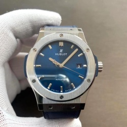 Hublot classic fusion blue dial silver bezel super clone watches in dubai