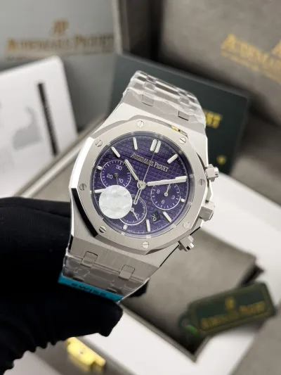 Audemars Piguet Royal Oak Selfwinding Chronograph Purple Dial Watch