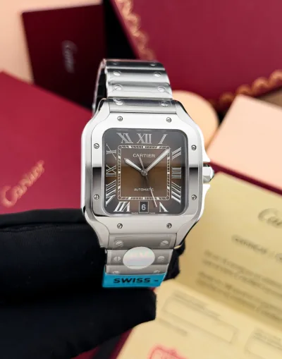 Cartier Santos de Cartier WSSA0064 Brown Dial Watch in Dubai