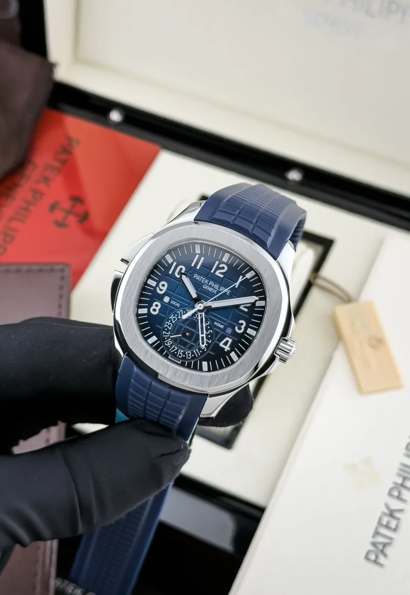 Patek Philippe Aquanaut 5164G Blue Grey Dial Watch