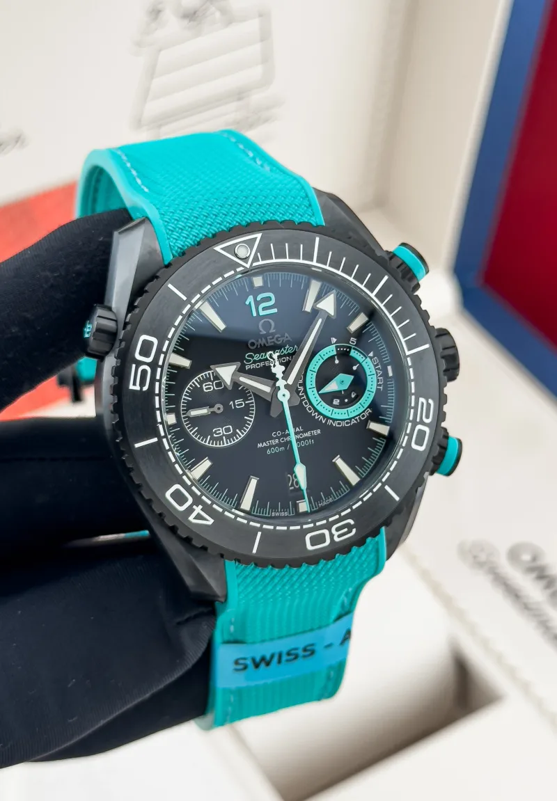 Omega Seamaster Planet Ocean Chronograph Ceramic Watch in Dubai